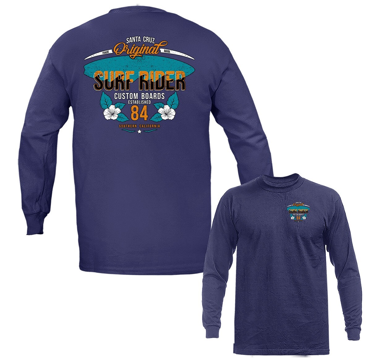 Surf Rider California Republic Beach Surfers Surf Company Long Sleeve