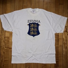 Vtg 90’s Screen Print Estonia Tshirt XL