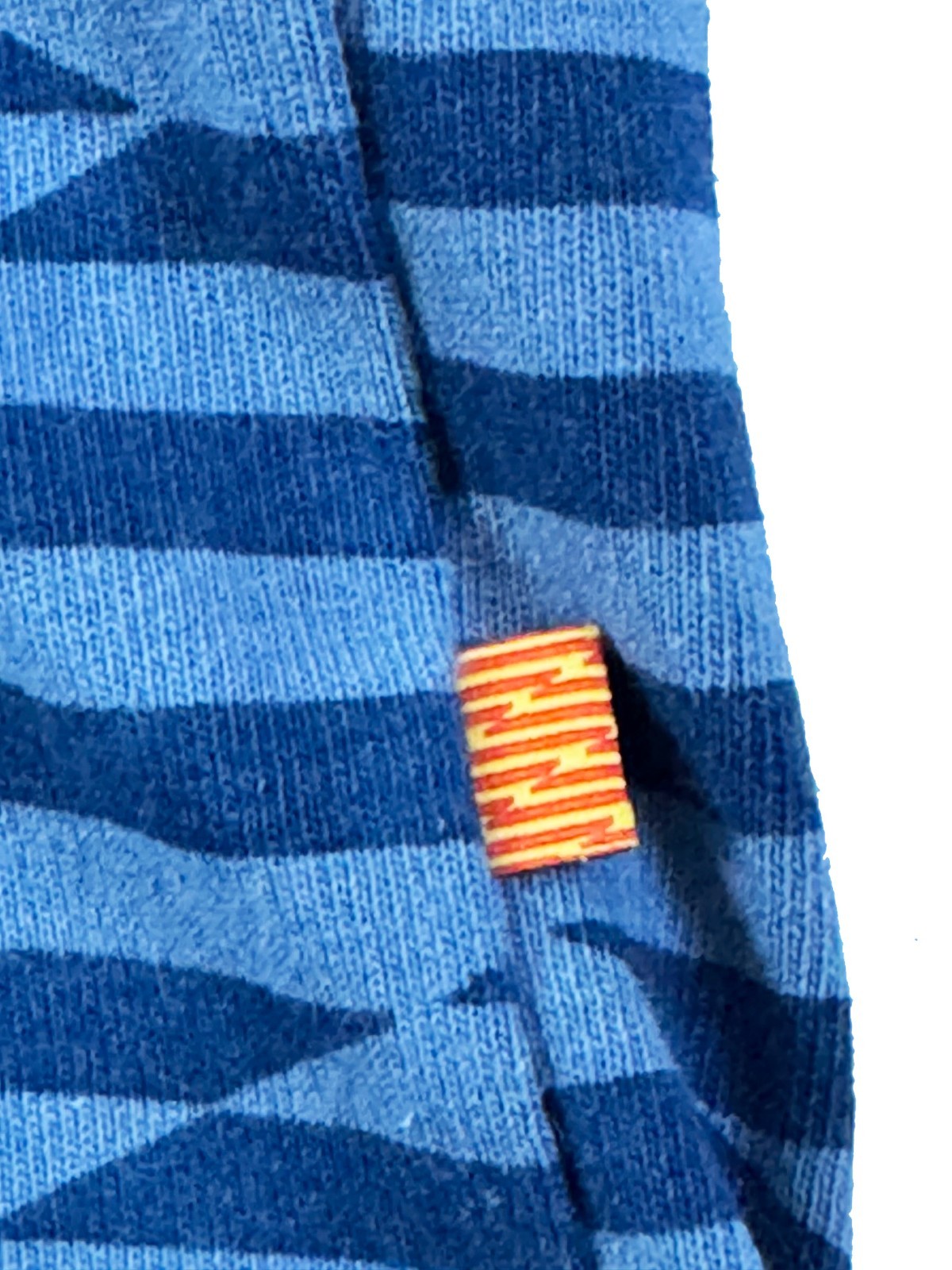 BARRY McGEE x SPRZ NY x MoMA T-Shirt Op Art Blue 100% Cotton Size L gallery