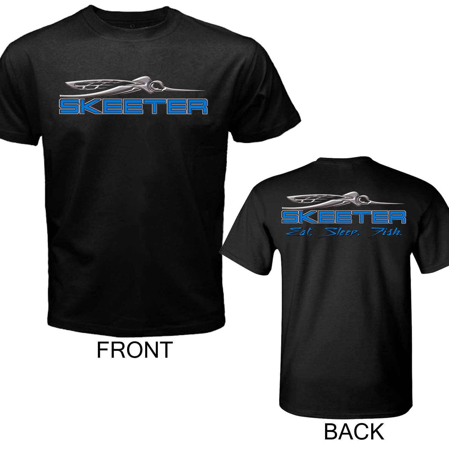 Skeeter Fishing Boats Men’s Black Size S to 5XL