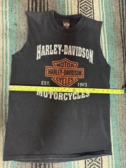 Gildner’s Harley Davidson West Branch MI Shirt, Medium, 28 in Long 20 in Wide