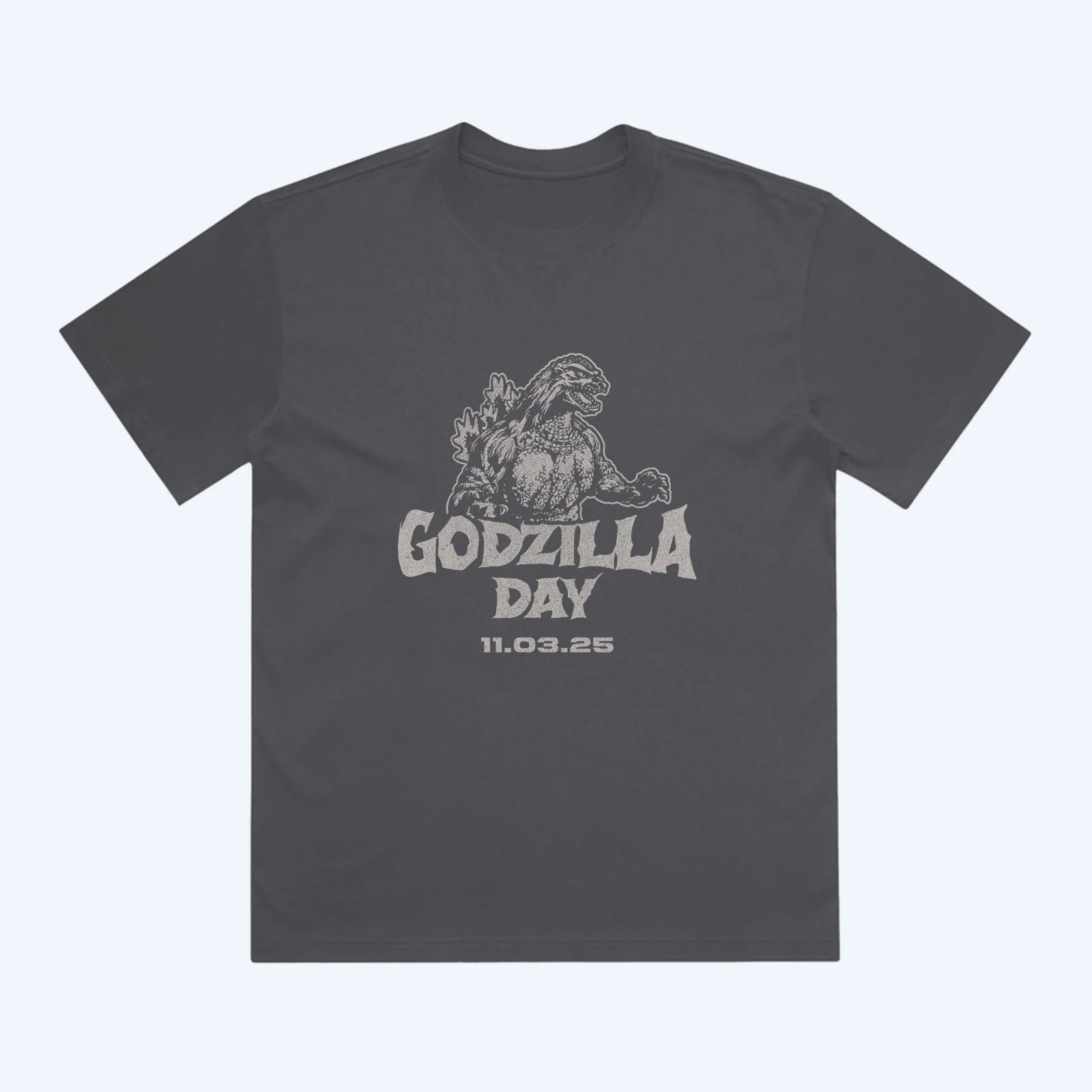 Official Godzilla Day 2025 Collector's T-Shirt Graphite Black Variant, 2XL gallery