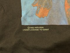NIRVANA vintage 1992 SLIVER long sleeve shirt IN UTERO