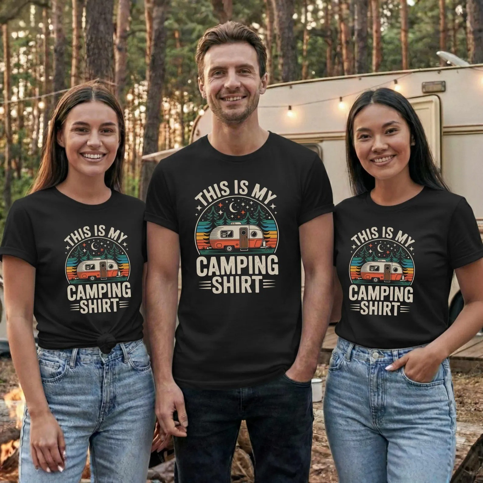 This My Camping Shirt Happy Camper Summer Tee T-Shirt gallery