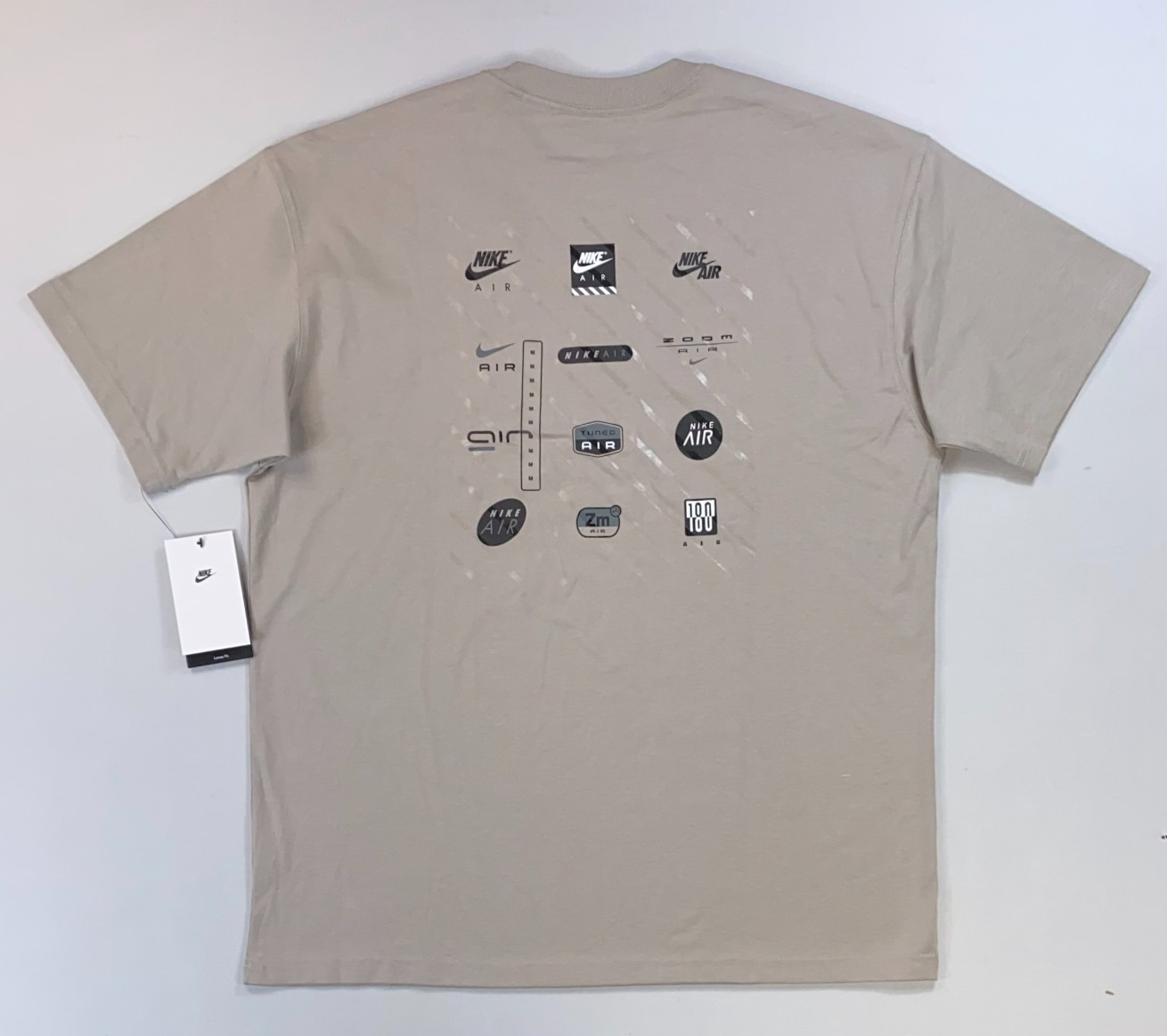 Men's Nike Sportswear Max 90 Grid Graphic Applique T Shirt Loose Fit HJ0726-009 gallery