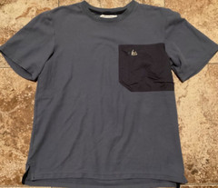 REI CO-OP KNIT PERFORMANCE POCKET T-SHIRT ( MENS M ) BLUE TONE PREOWNED