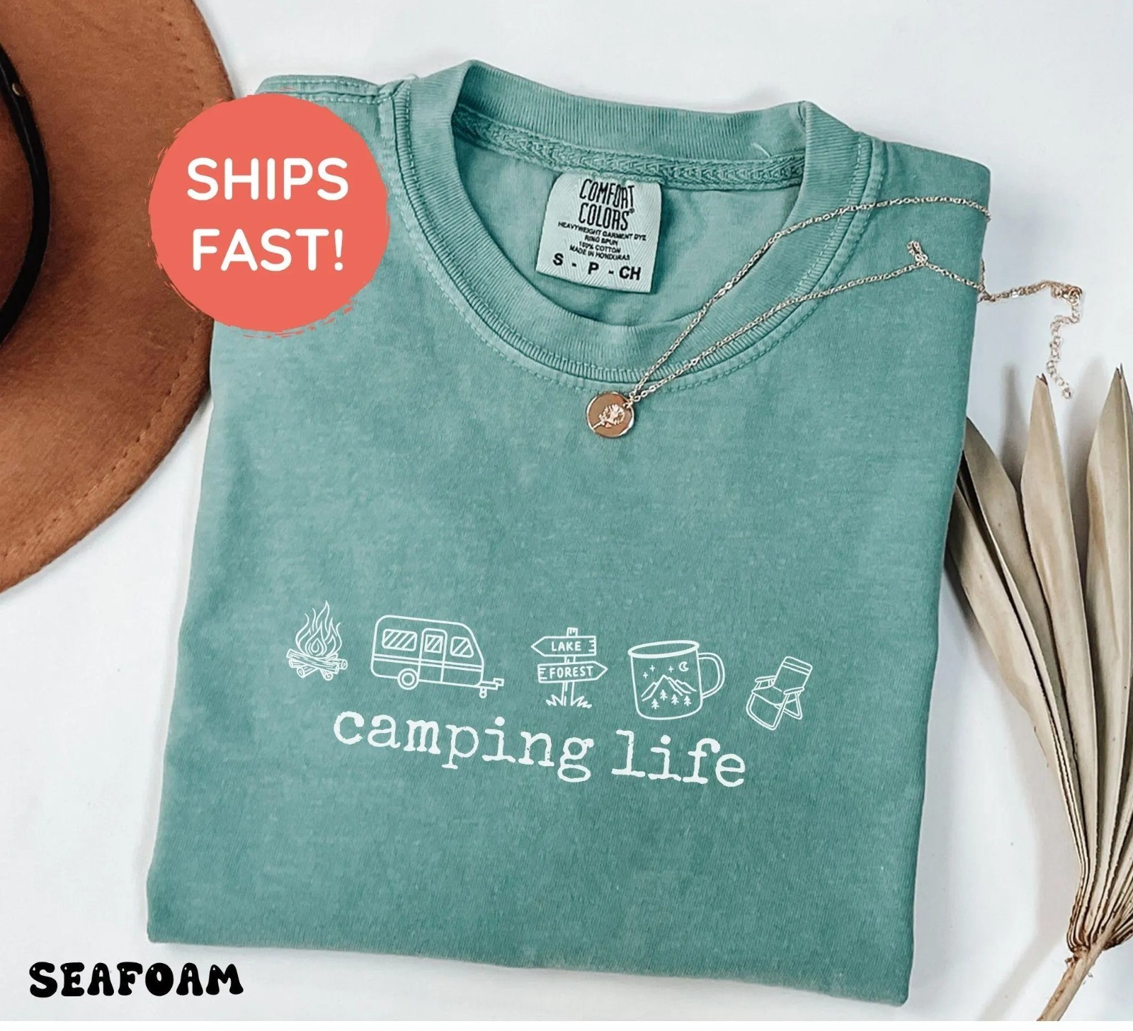 Camping Life Shirts, Camping Shirt, Camper Shirt, Happy Camper T-Shirt gallery