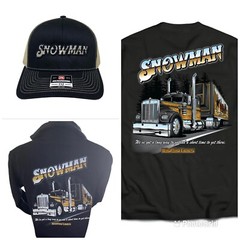 Big Rig Trucks BRT Trucker “Snowman” Graphic T-Shirt, Hoodie, Hat 18 Wheeler