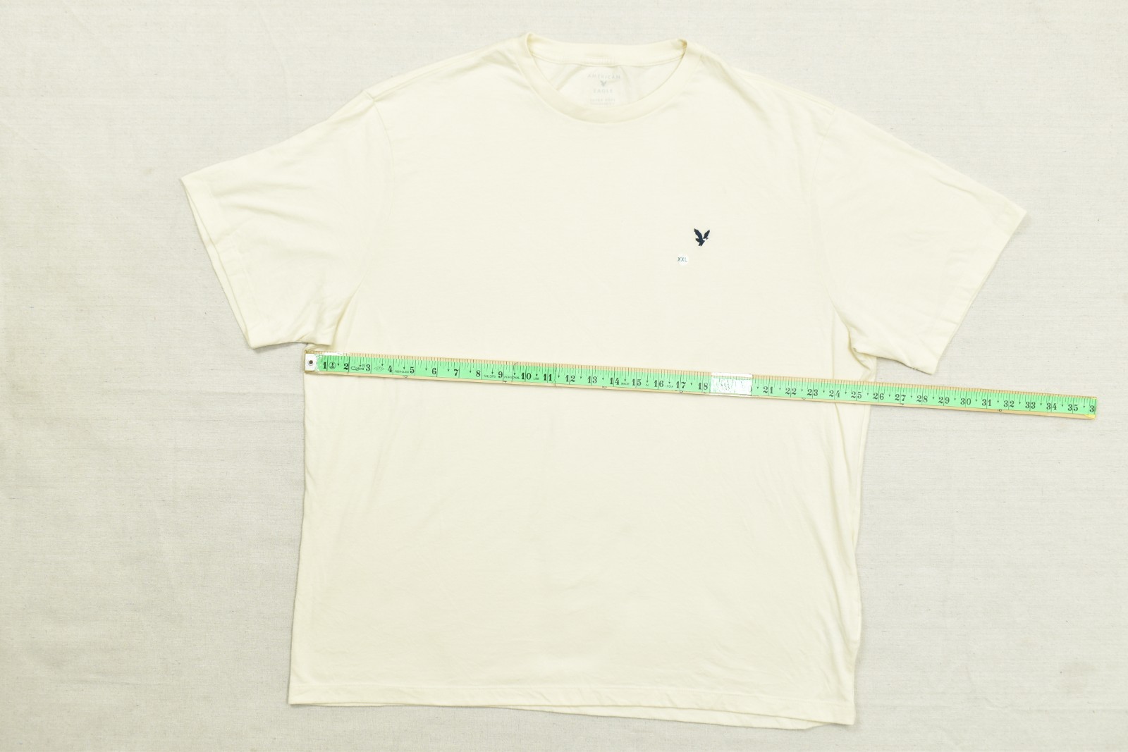 American Eagle Super Soft Standard Fit Cream T-Shirt Men's Size XXL NEW gallery