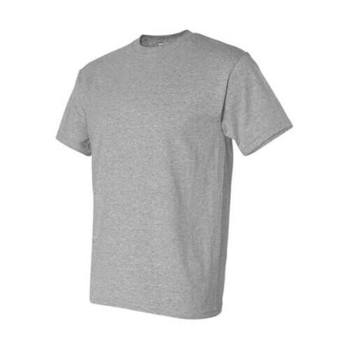3 Qty Gildan Adult DryBlend 50/50 Heather Grey Sport T-Shirt G800 Large New