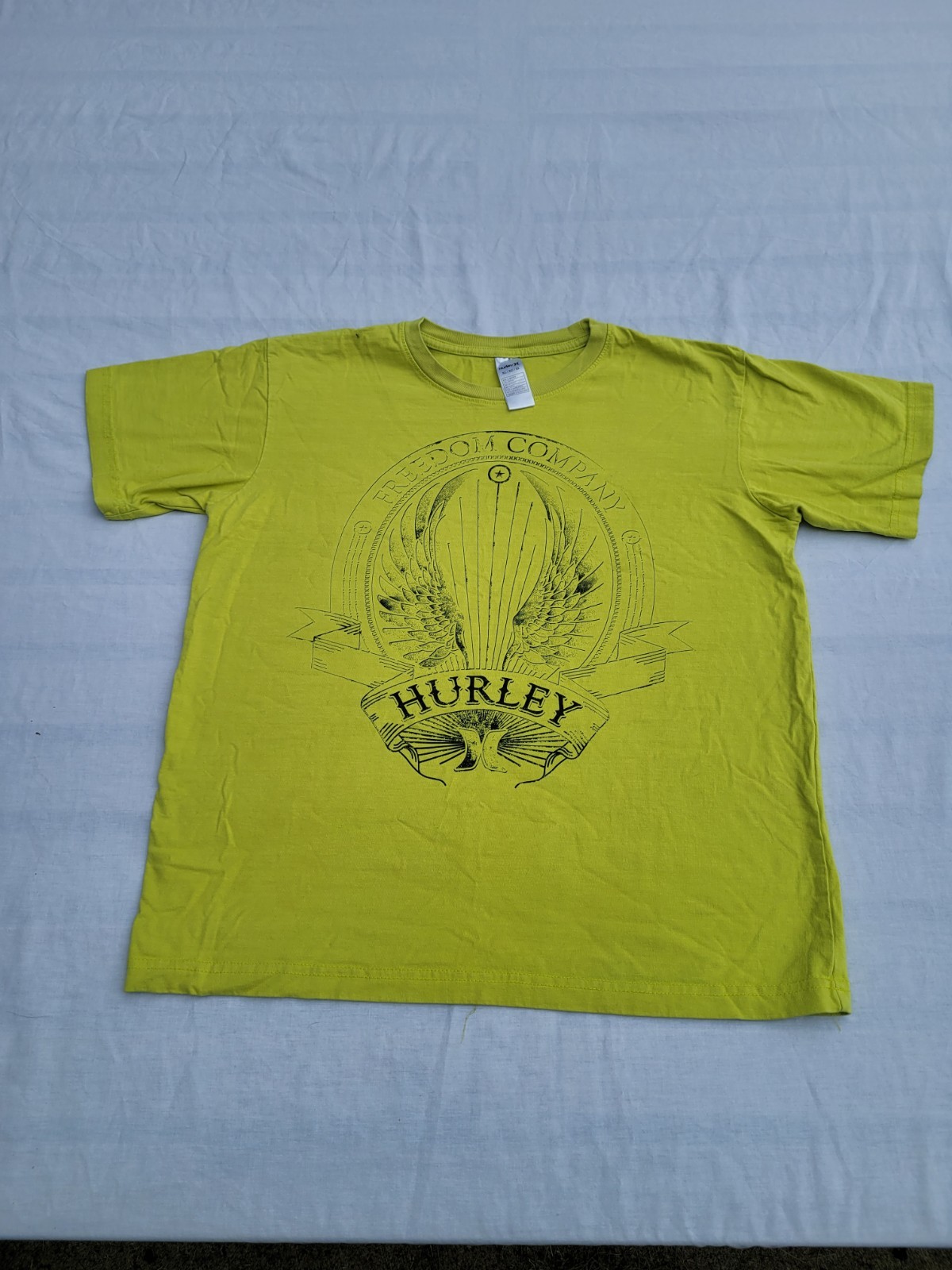 Hurley Brand Lime Green XL Tshirt Mens