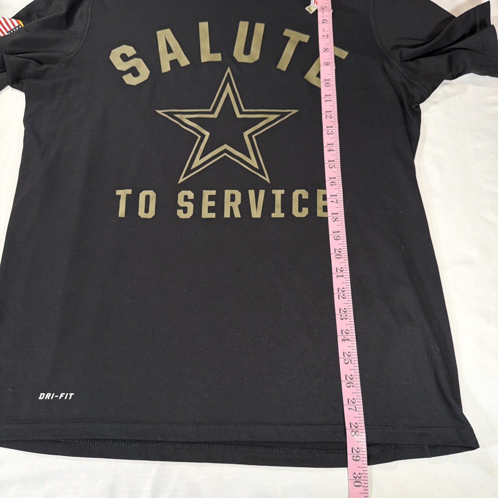 Nike NFL Dallas Cowboys Salute To Service Performance Dri-Fit Tee Black Men L gallery