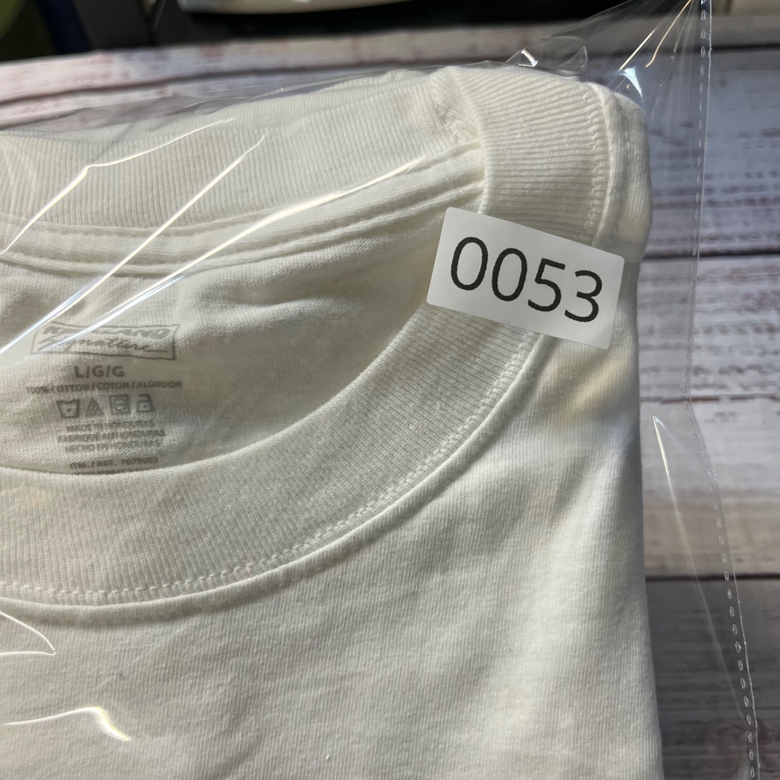 Kirkland Signature Heavyweight Cotton T Shirt Mens Large White Lot Of 2 Blank gallery