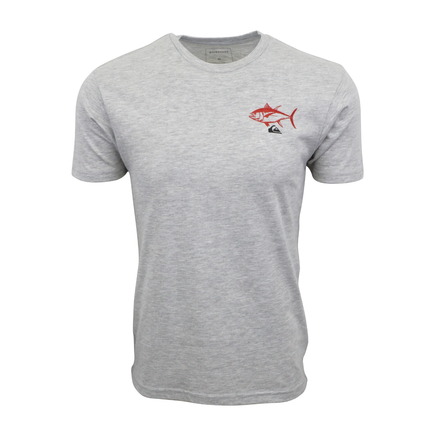 QUIKSILVER MENS TUNA FISH T SHIRT GRAY HEATHER TEE gallery