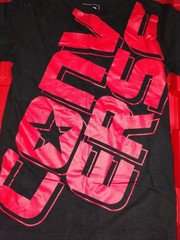 Converse Black/Red Graphic Logo Print T-Shirt Teens Size M Regular