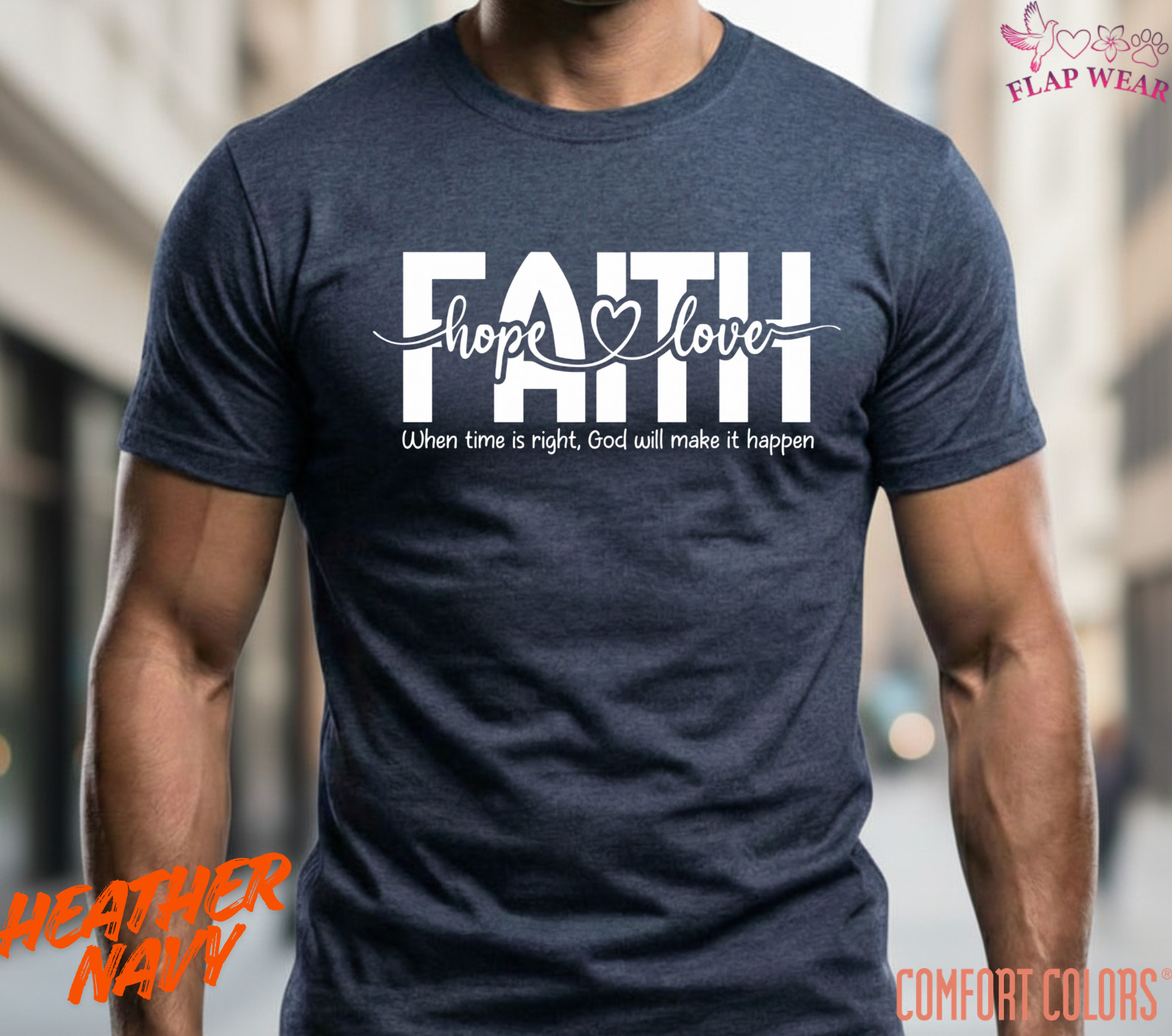 Unisex Faith Hope Love T-Shirt, Men T shirt,Women T shirt Gift ReligionTop gallery