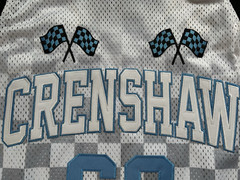 Nipsey Hussle Crenshaw Checkered Basketball Jersey | Men’s L | Headgear Classics