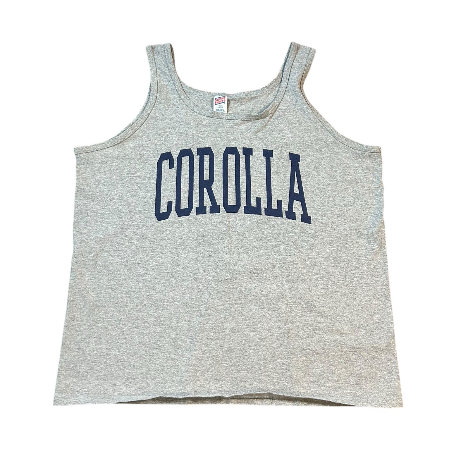 Vintage 90s Corolla North Carolina Surf Sand Sz XL Gray Tank Top T-shirt gallery