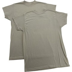 Skillcraft T-Shirt Military Undershirt Mens M Crew Neck Short Sleeve Bundle of 2