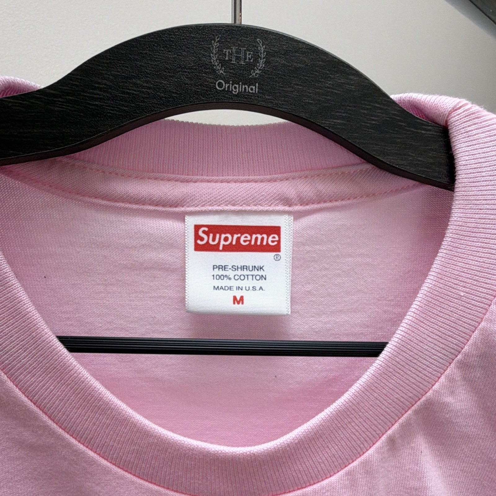 Supreme Bandana Box Logo Tee Light Pink FW19 Size M gallery
