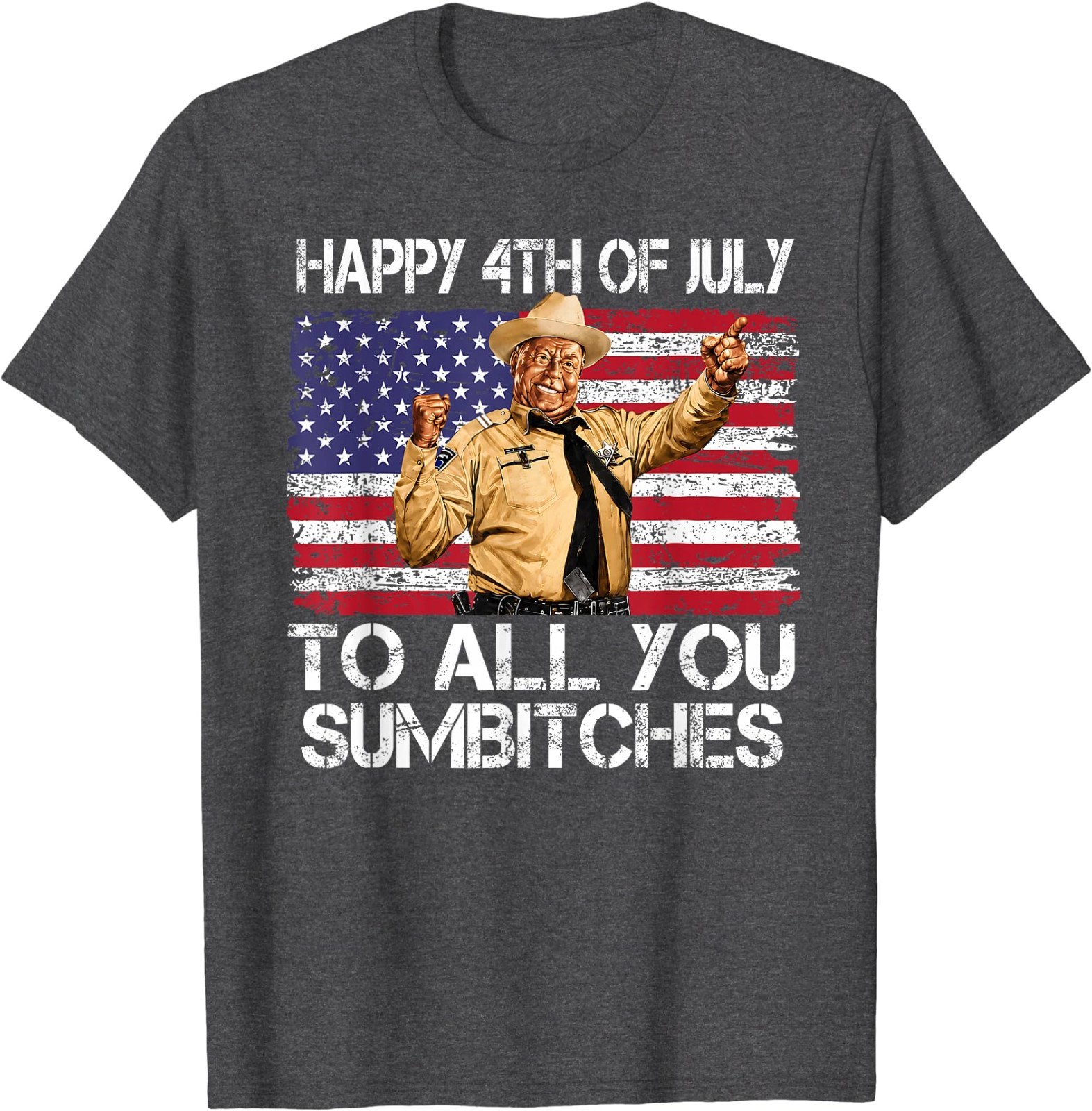 Happy 4th of July to All You Sumbitches Funny Quote Meme T-Shirt gallery