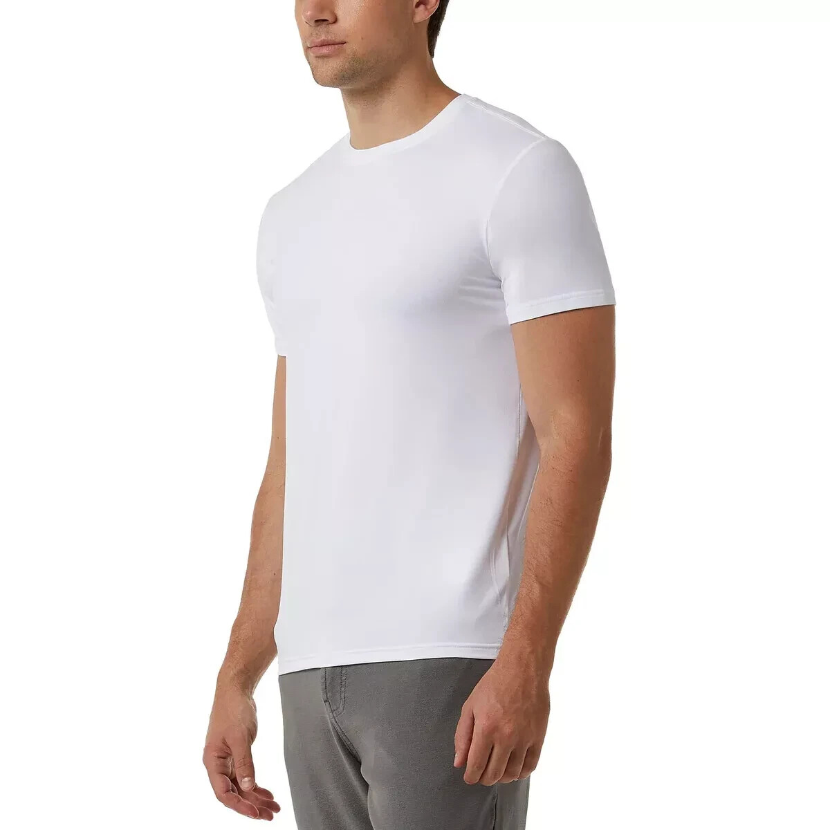 32 Degrees Cool Men's 3 Pack Short Sleeve Crew Neck Shirt, White, Size M gallery