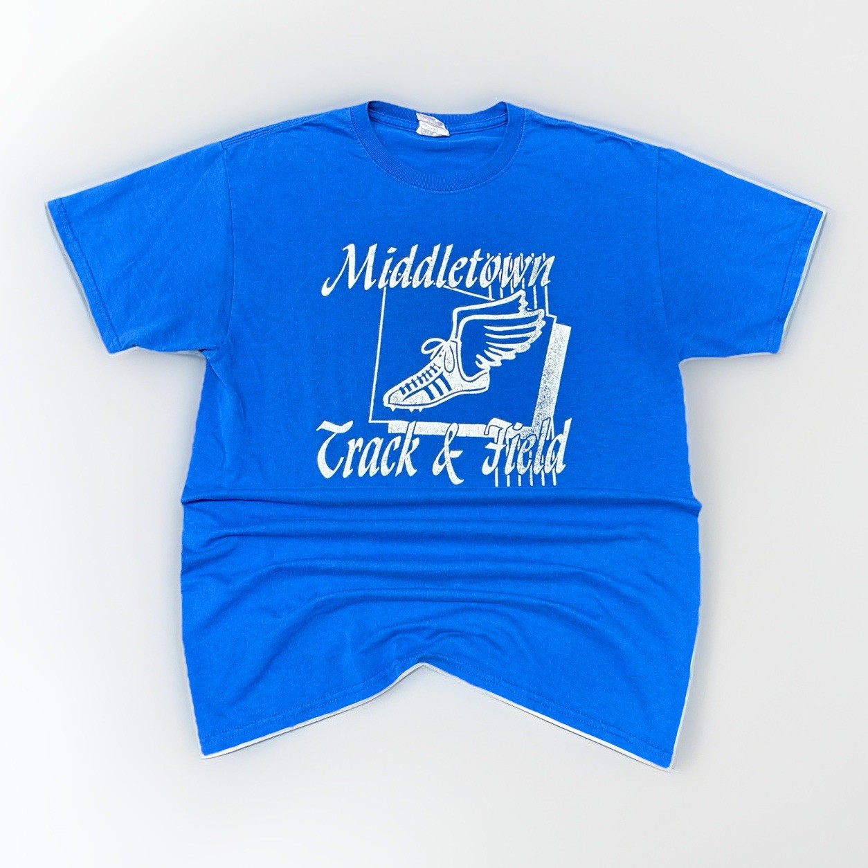 Vintage 90s Y2K Middletown Track And Field High School Shirt Size M