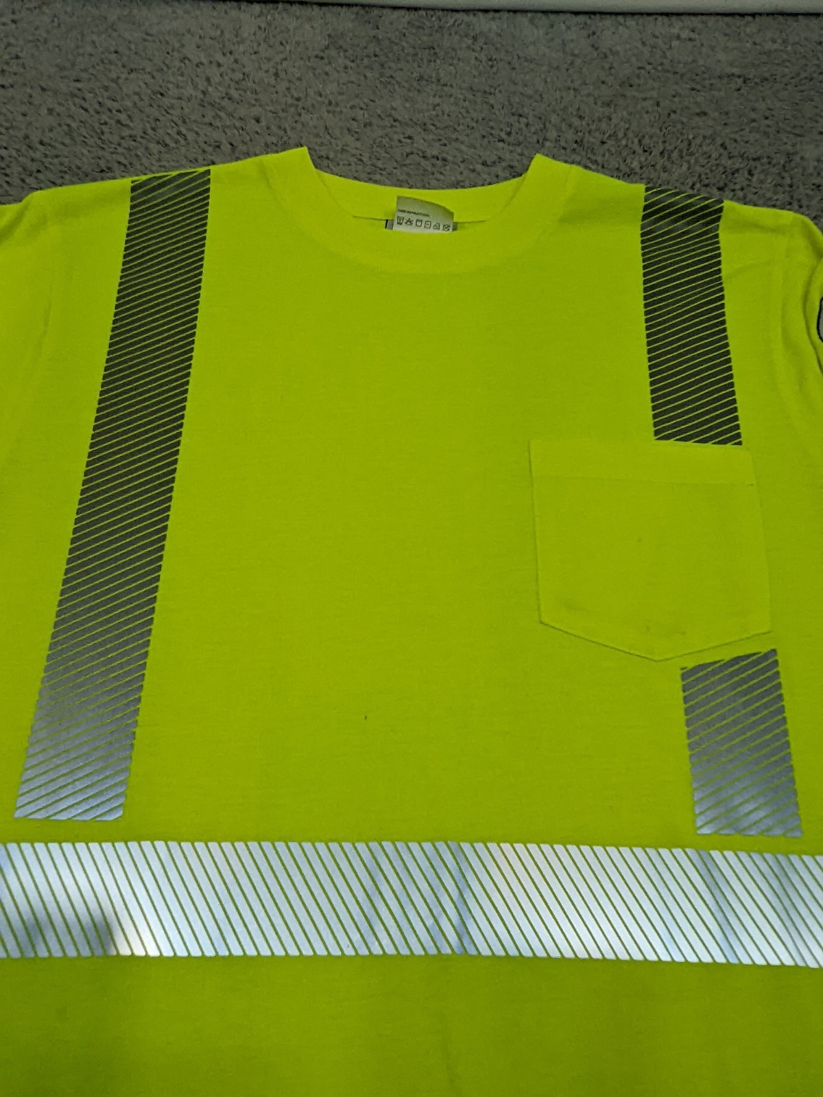 Pepsi Wearguard Aramark Reflective Shirt Safety Workwear Long Sleeve Neon Medium gallery