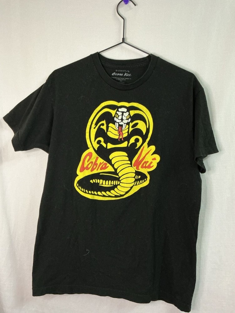 Bioworld Cobra Kai Classic Snake Logo Graphic T-Shirt
