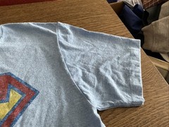 SUPERMAN ORIGINAL LOGO T SHIRT TEE – BLUE – OFFICIAL ITEM – DC – SMALL