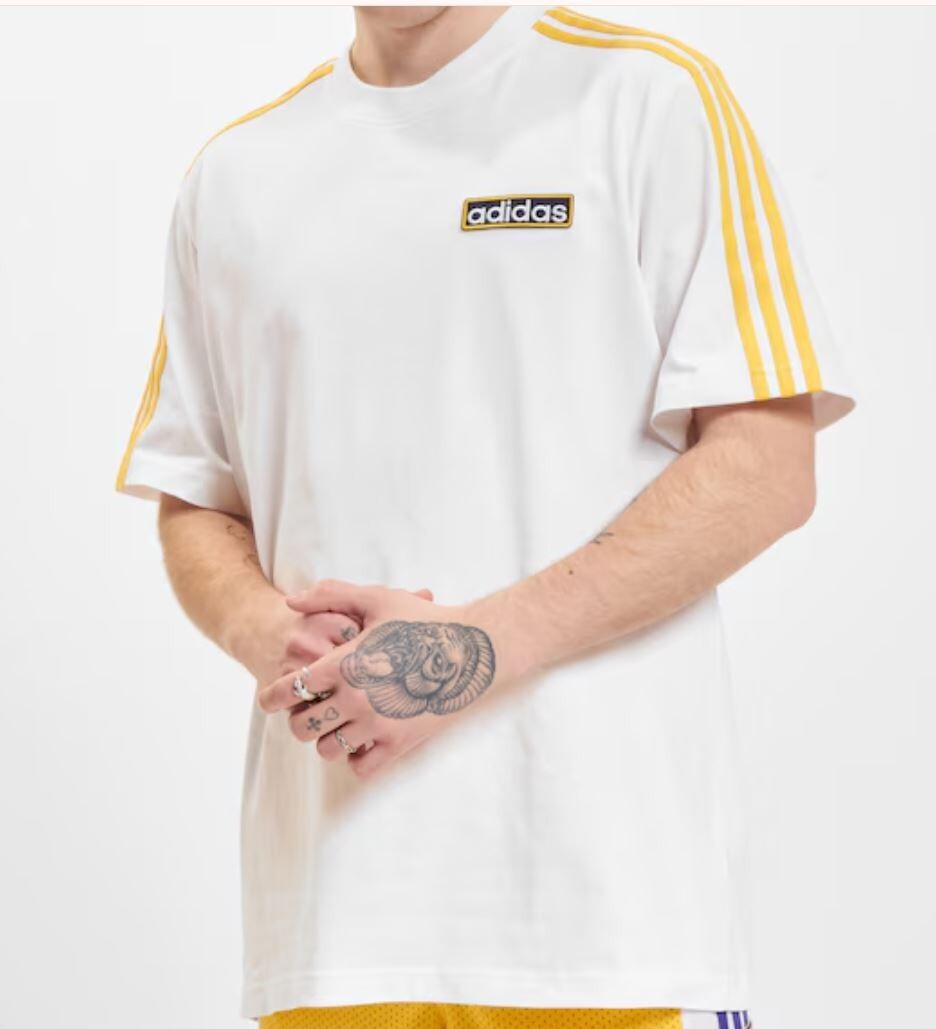NEW MEN'S ADIDAS ORIGINALS ADIBREAK TEE SHIRT ~SIZE XL #IU2360 gallery