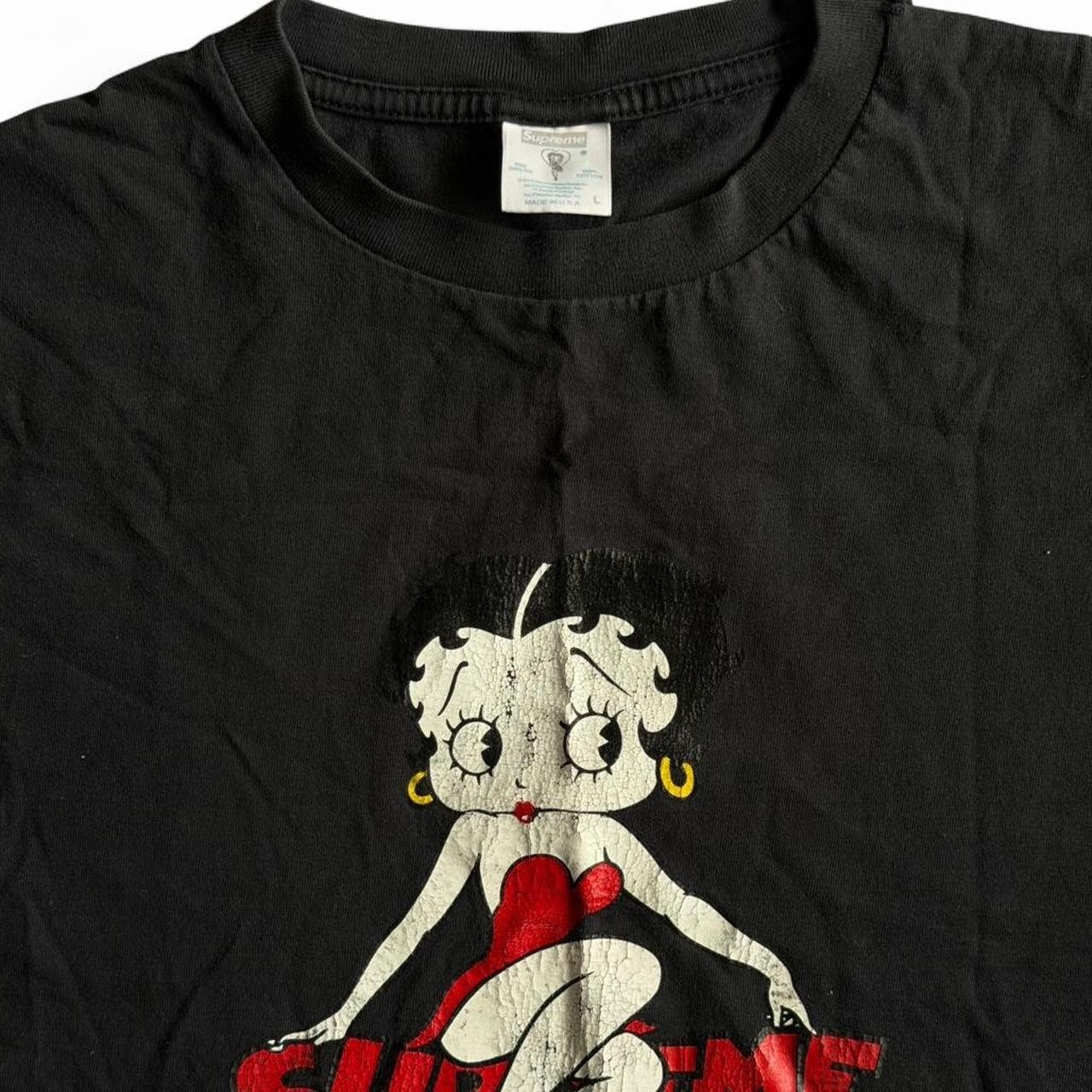 Supreme Betty Boop Tee Black SS16 Size M gallery