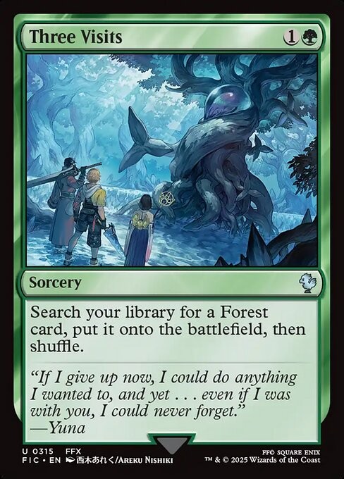 Three Visits 315 U Normal FIC MTG NM