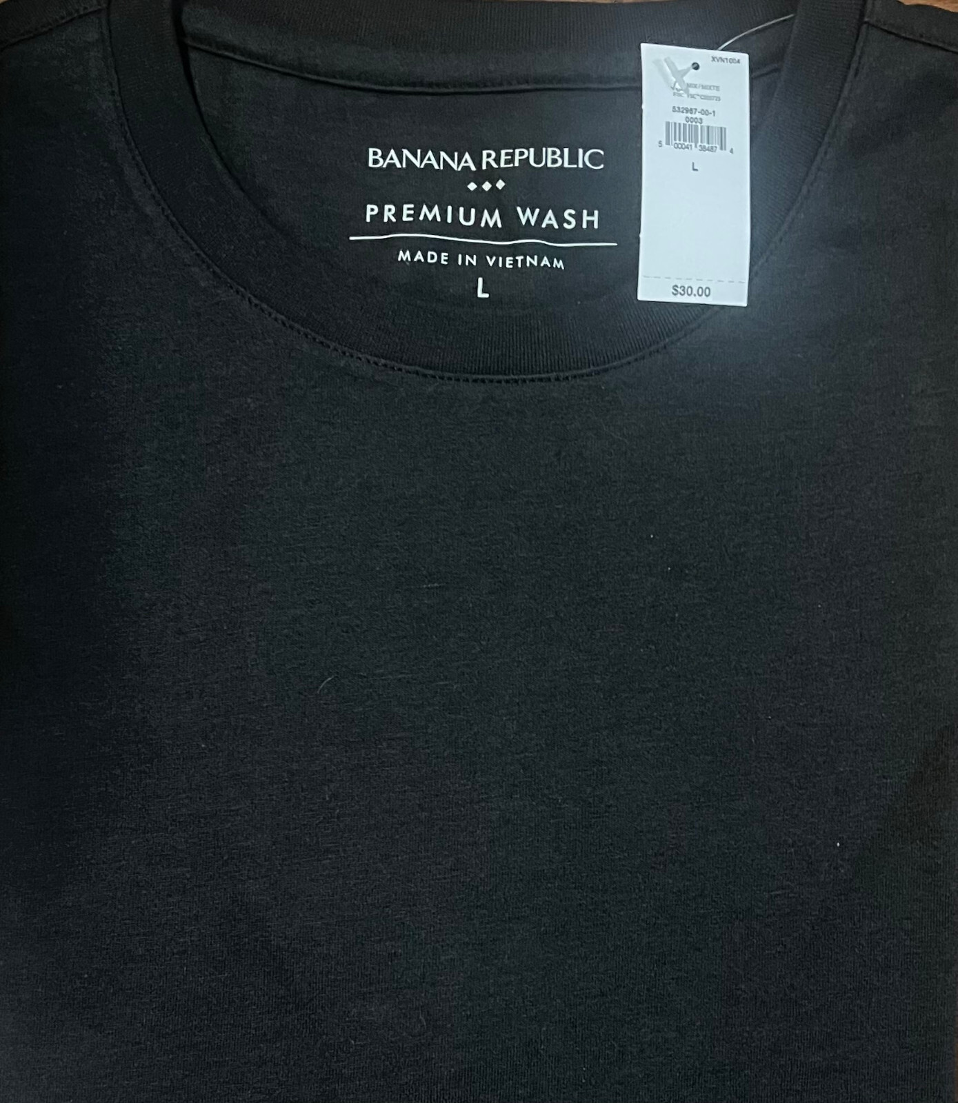 Banana Republic Men's Short Sleeve Crew Neck Premium Wash T-Shirts S-XXL, Choice gallery