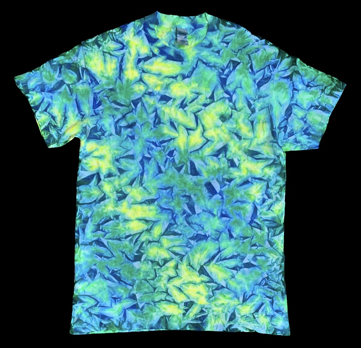 *New* 2XL - Sm Handmade Tie Dye, Tidepool Cruncht Crinkle, Crew or V-Neck gallery