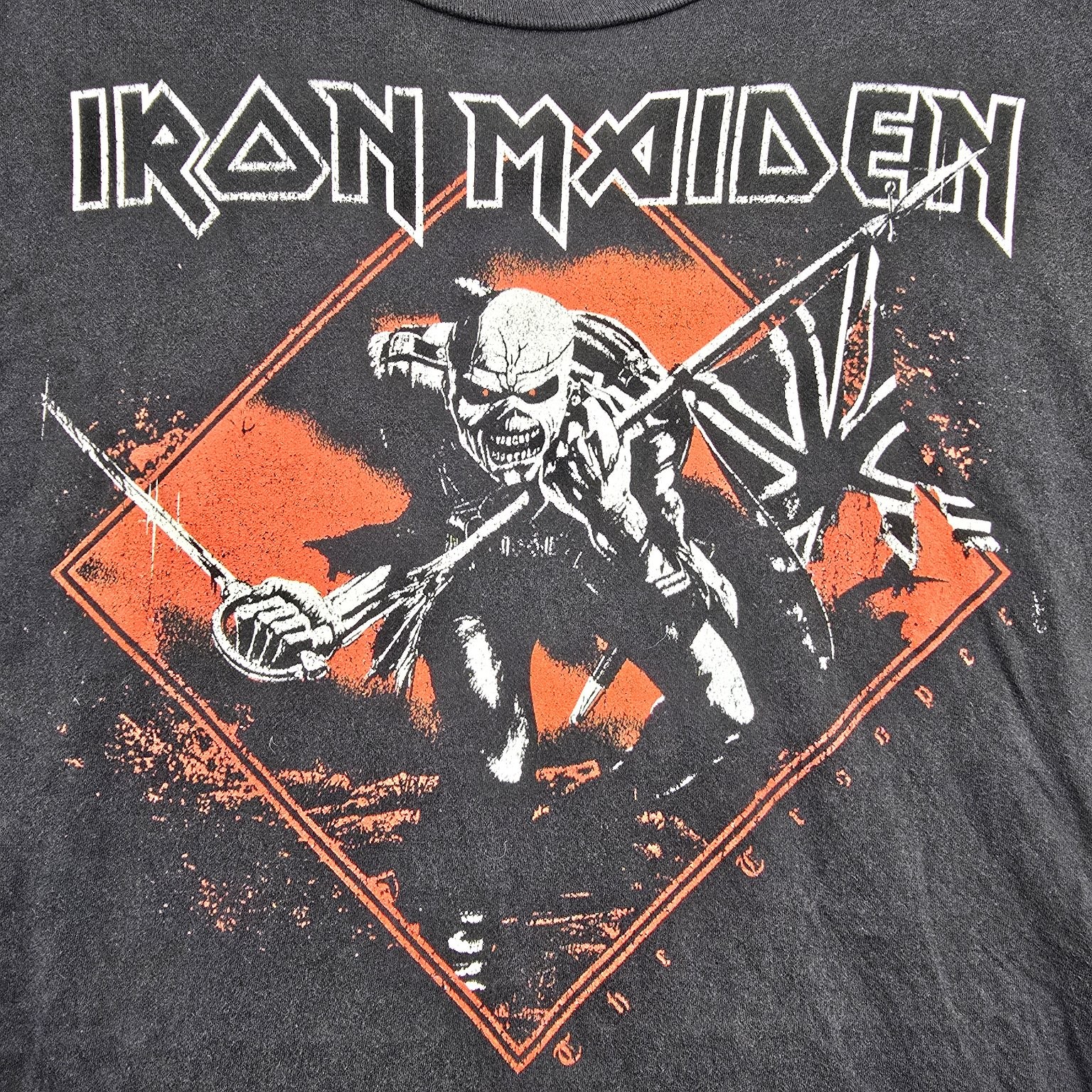 Iron Maiden T-Shirt The Trooper Mens Black XL Cotton Graphic Tee Port & Company gallery
