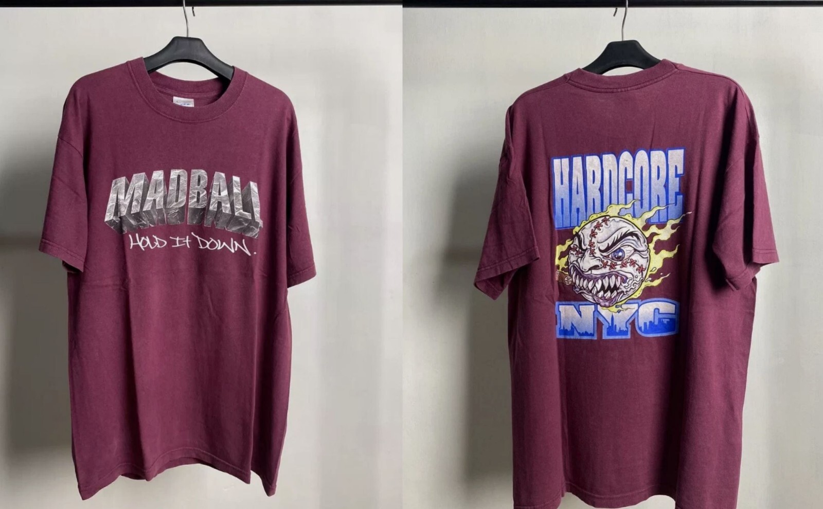 Madball band hardcore punk band DOUBLE SIDED T SHIRT FULL SIZE S-5XL (Maroon) gallery