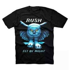 New! New! – Rush Unisex Tee FLY BY NIGHT BIG OWL Rock Band ALL COLOR S-5XL