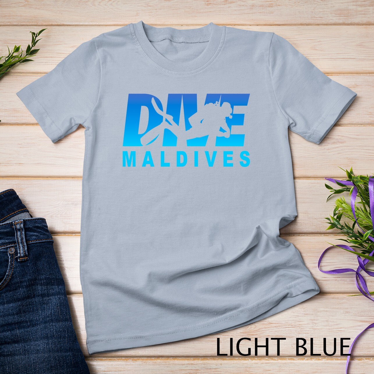 Dive Maldives, Scuba Diving in the Maldives Unisex T-shirt gallery