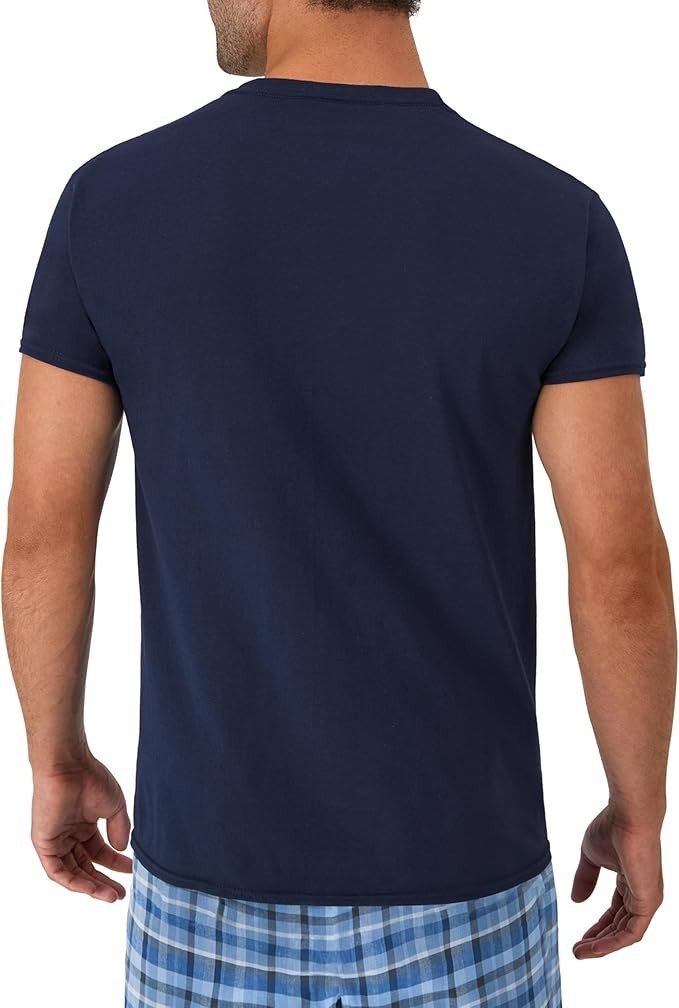 6 Pack Hanes Men's Value Pack Assorted Pocket T-Shirt Undershirts Size Large gallery