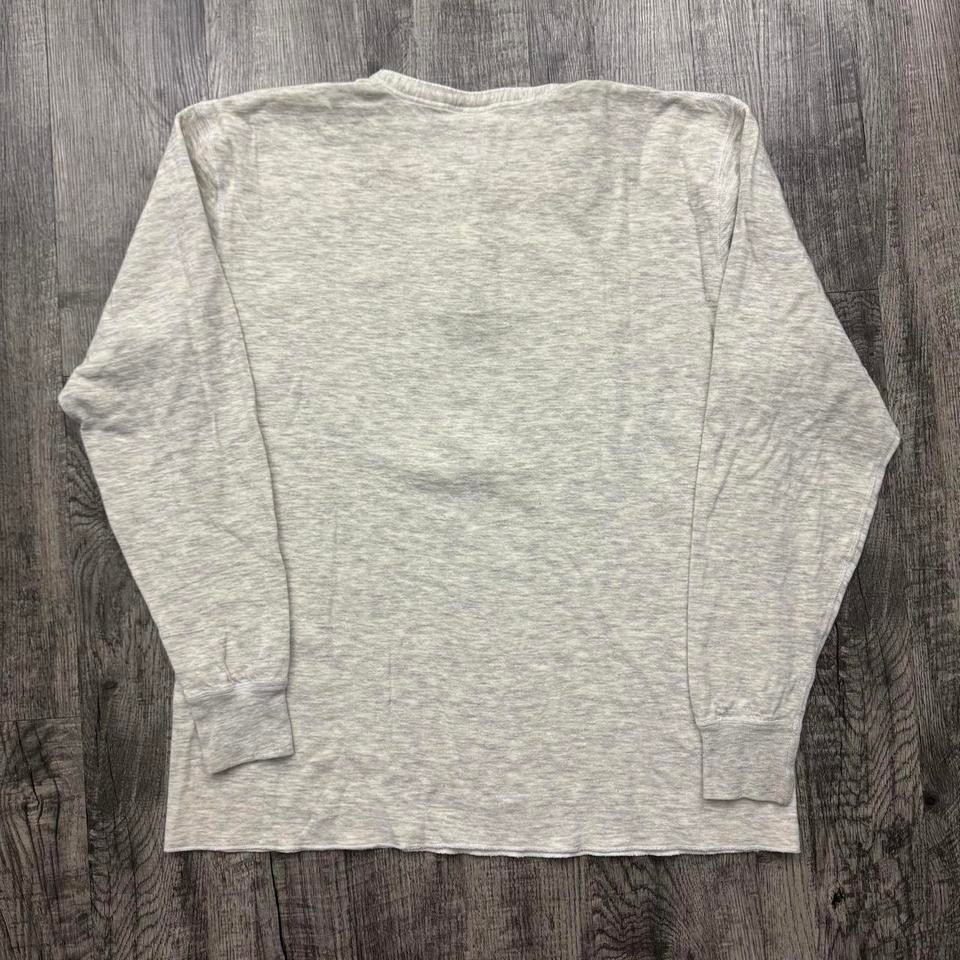 Vintage LL Bean Two Layer Wool Blend Henley River Driver's Shirt XL gallery