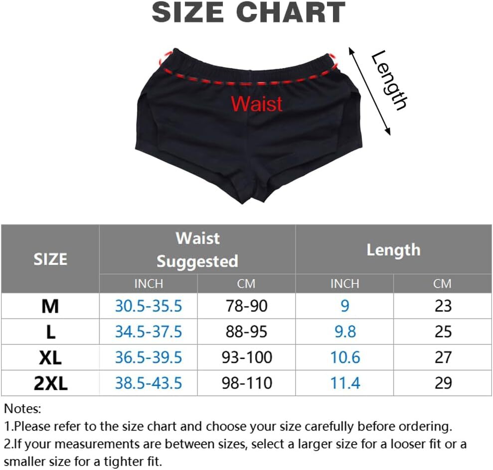 Mens 3" Inseam Running Shorts with Large Run Side Split Large, Black gallery