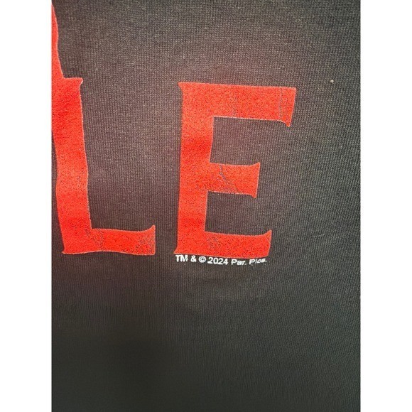 Smile Movie Promo T-Shirt Mens Black Horror Graphic Tee Paramount Pictures 2024 gallery