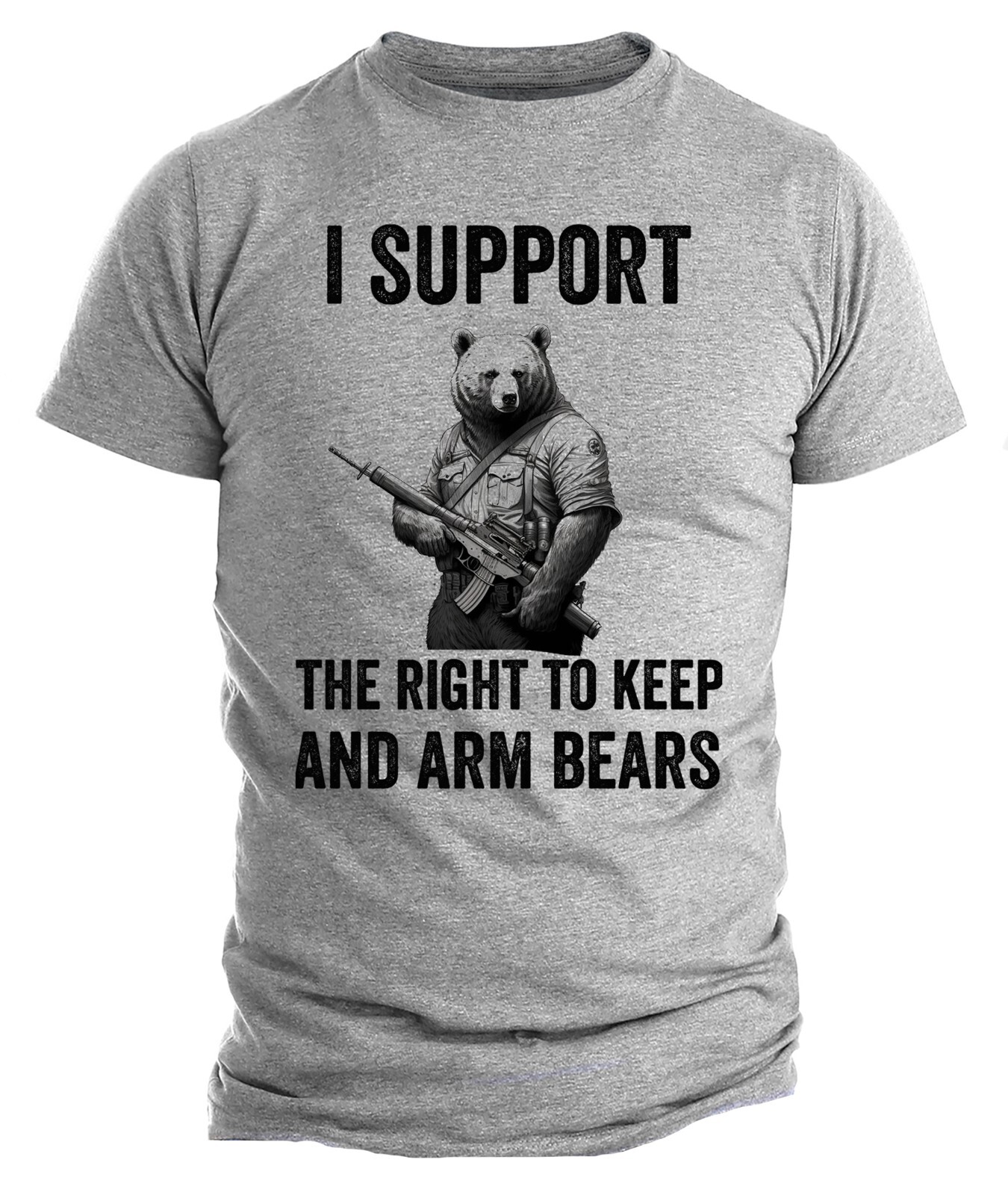 Funny 2nd Amendment T-Shirt Right to Keep and Arm Bears Funny Tee Shirt gallery