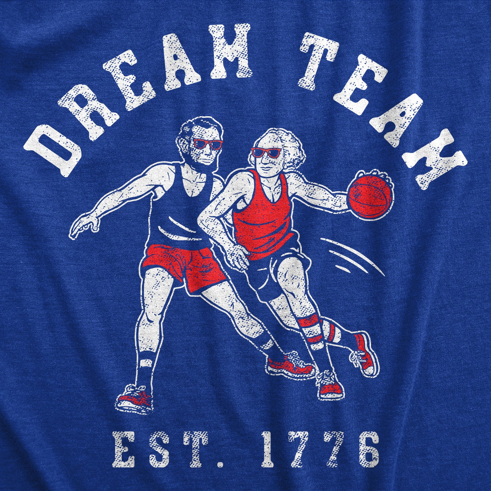 Mens Dream Team 1776 T Shirt Funny George Washington Abe Lincoln Graphic Tee gallery