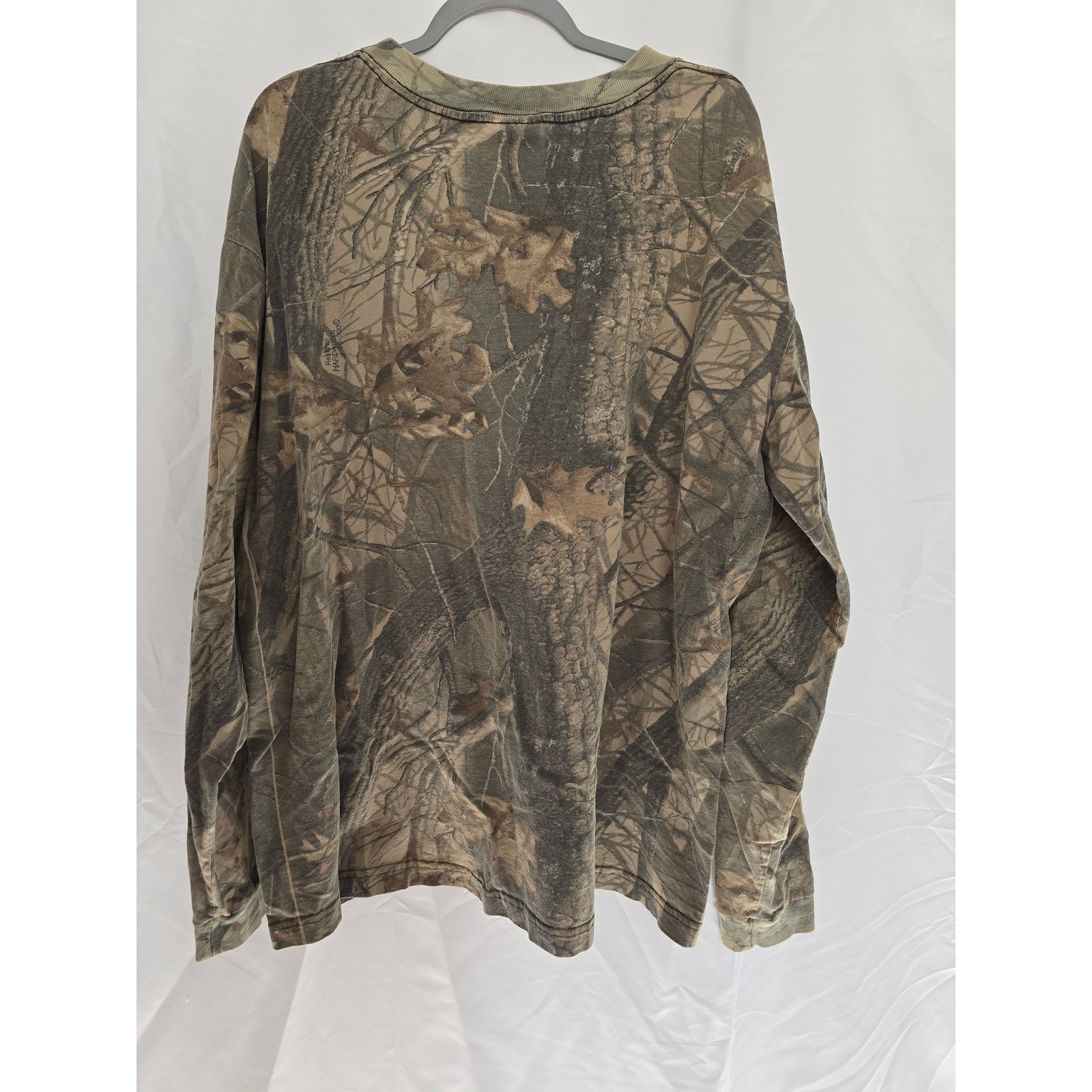 Liberty Mens Camouflage Long Sleeve Pocket T Shirt RealTree Hardwoods XXL gallery