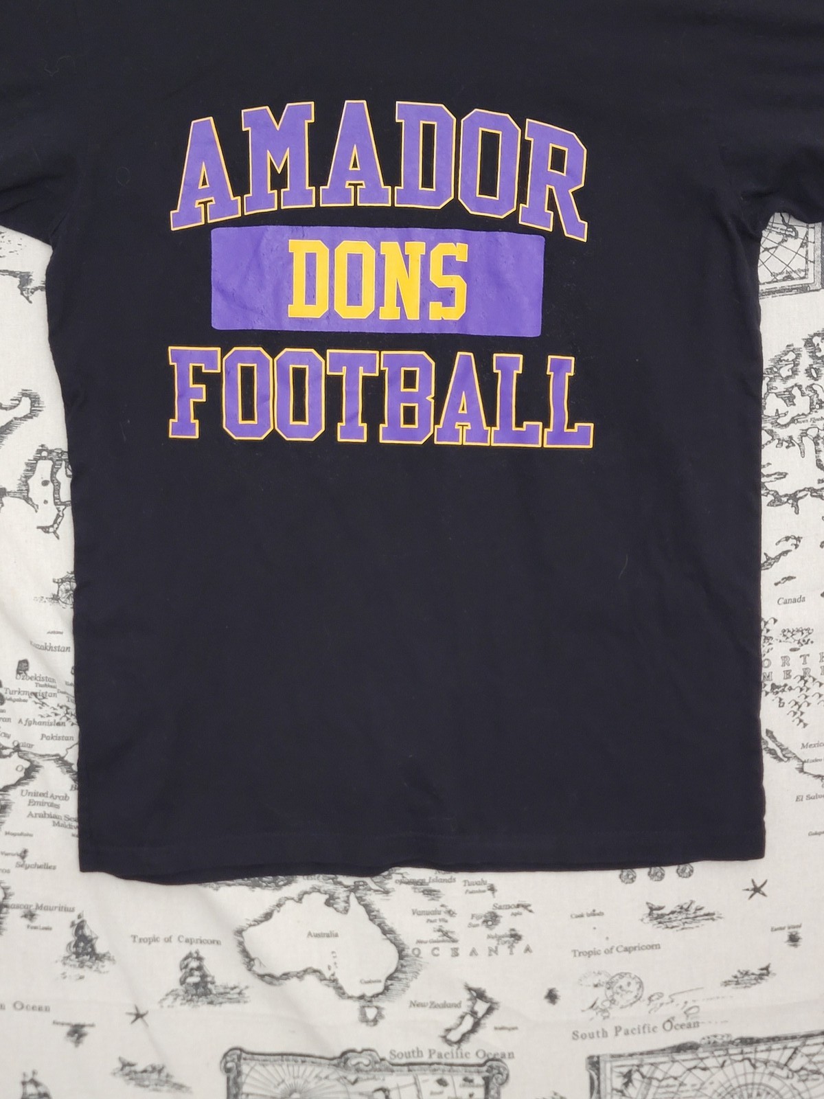 Next Level Apparel Amador Dons Football T-Shirt Men's Size M Black gallery