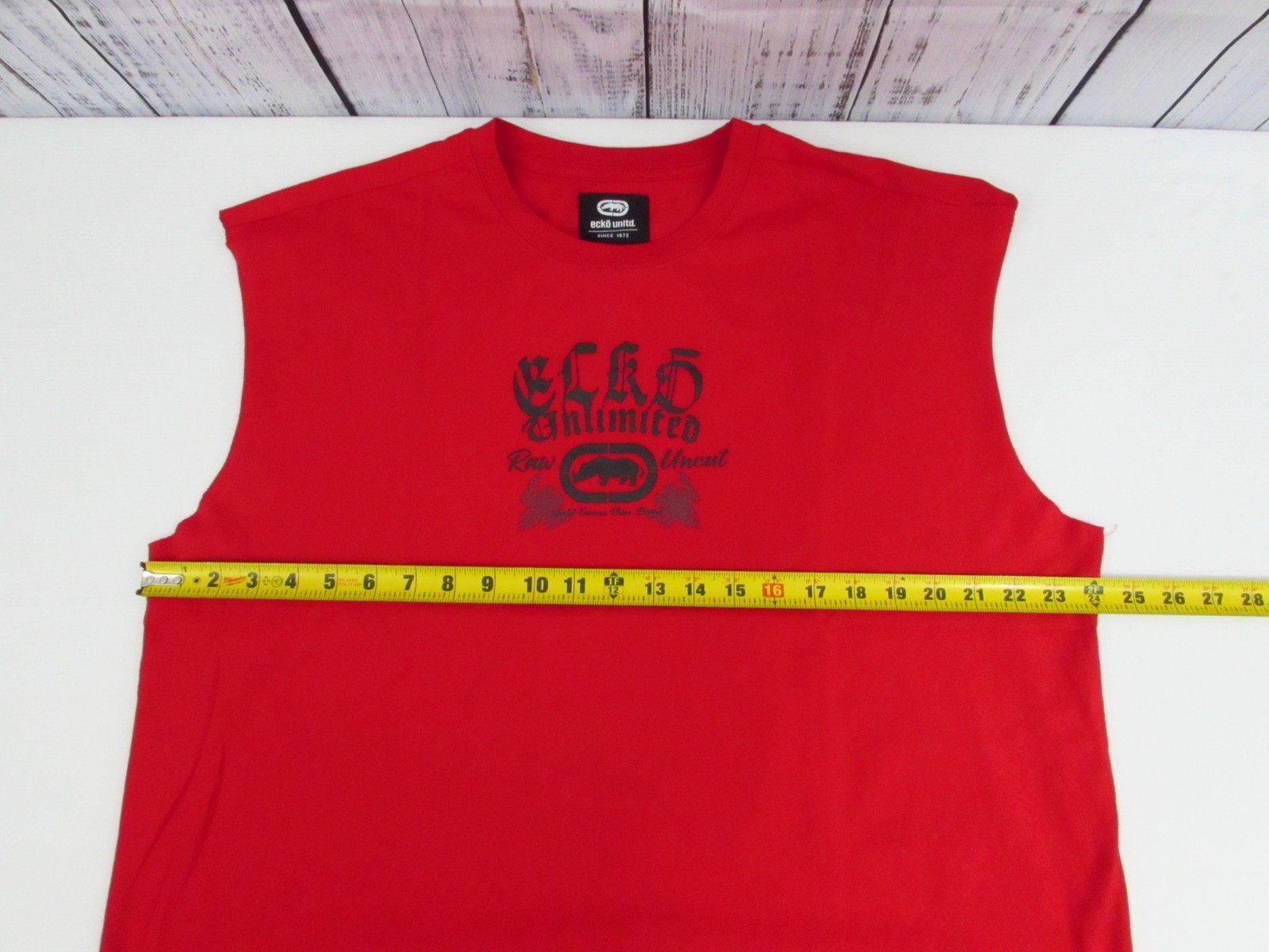 Ecko Unltd Shirt Adult Size XL Red Tank Top Graphic Outdoor Sports Men's NWT. gallery
