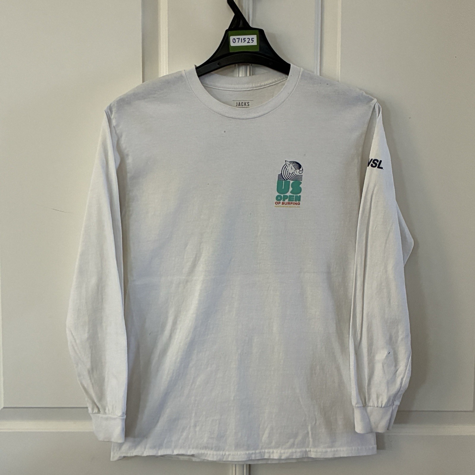 US Open of Surfing Huntington CA Shirt Adult M White Surfer Beach Outdoor Mens gallery