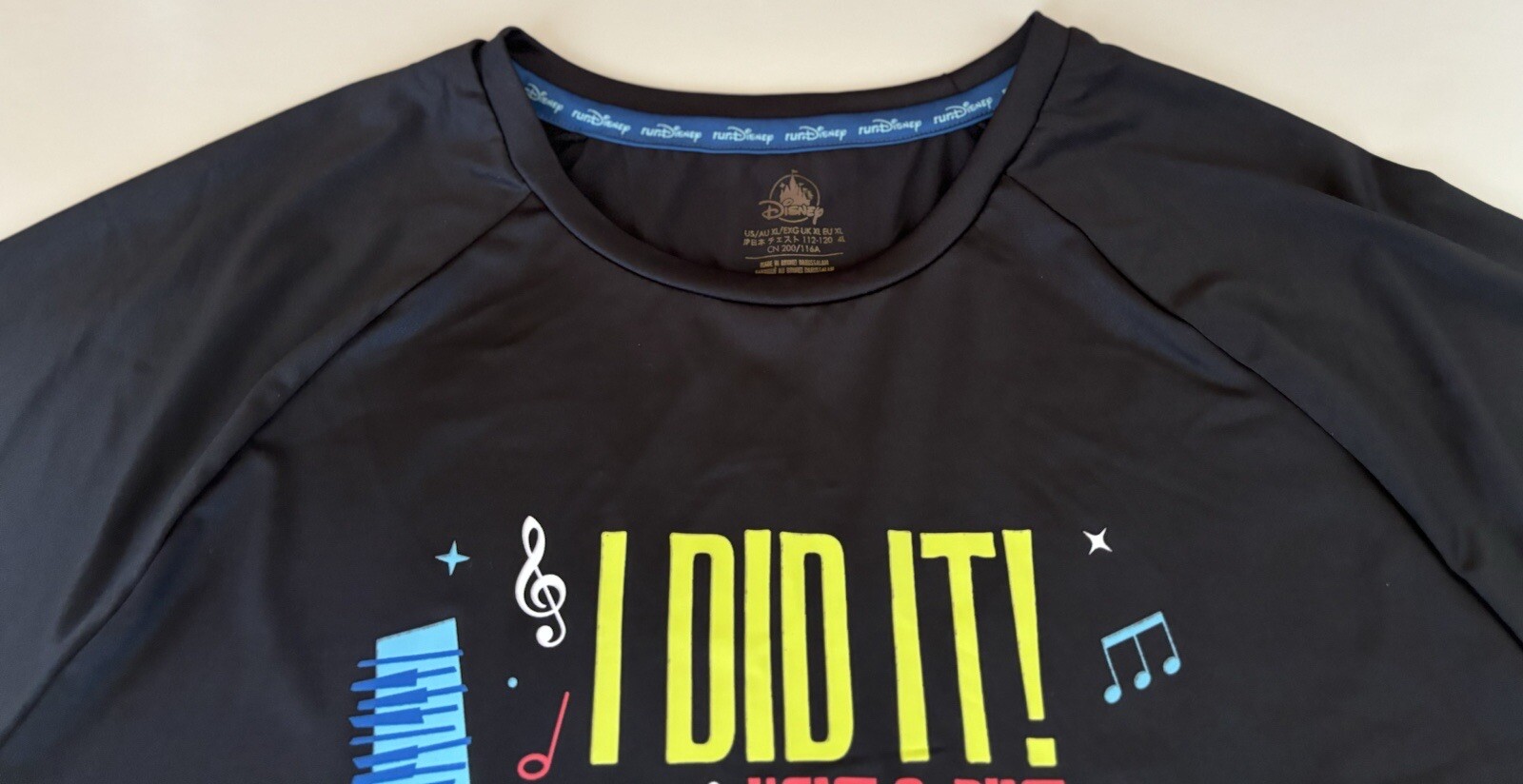 Run Disney 2022 13.1 Miles Black Adult Shirt I DID IT Wine Dine Half Marathon XL gallery